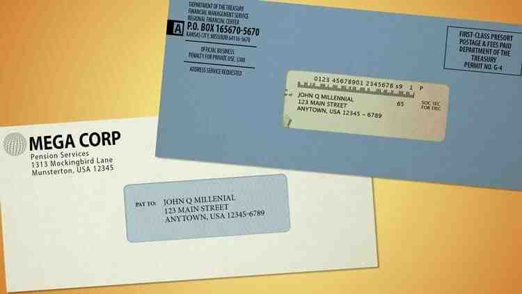 Is pension paid monthly?