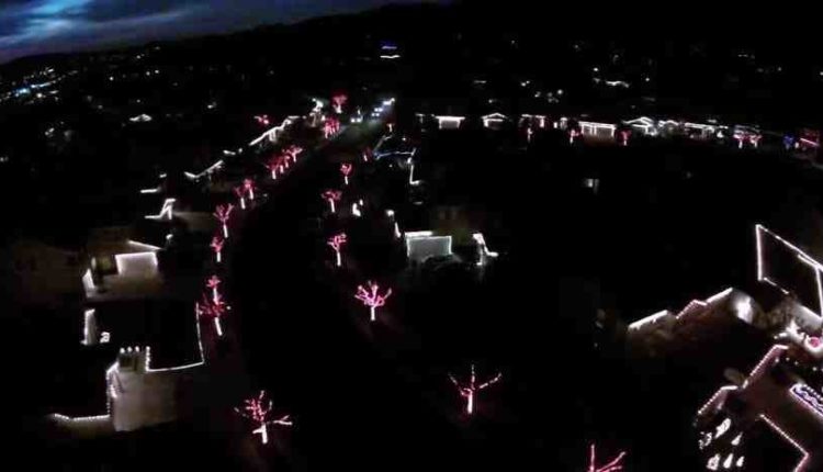 Where can I see Christmas lights in Southern California?