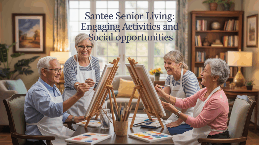 Santee Senior Living Engaging Activities and Social Opportunities